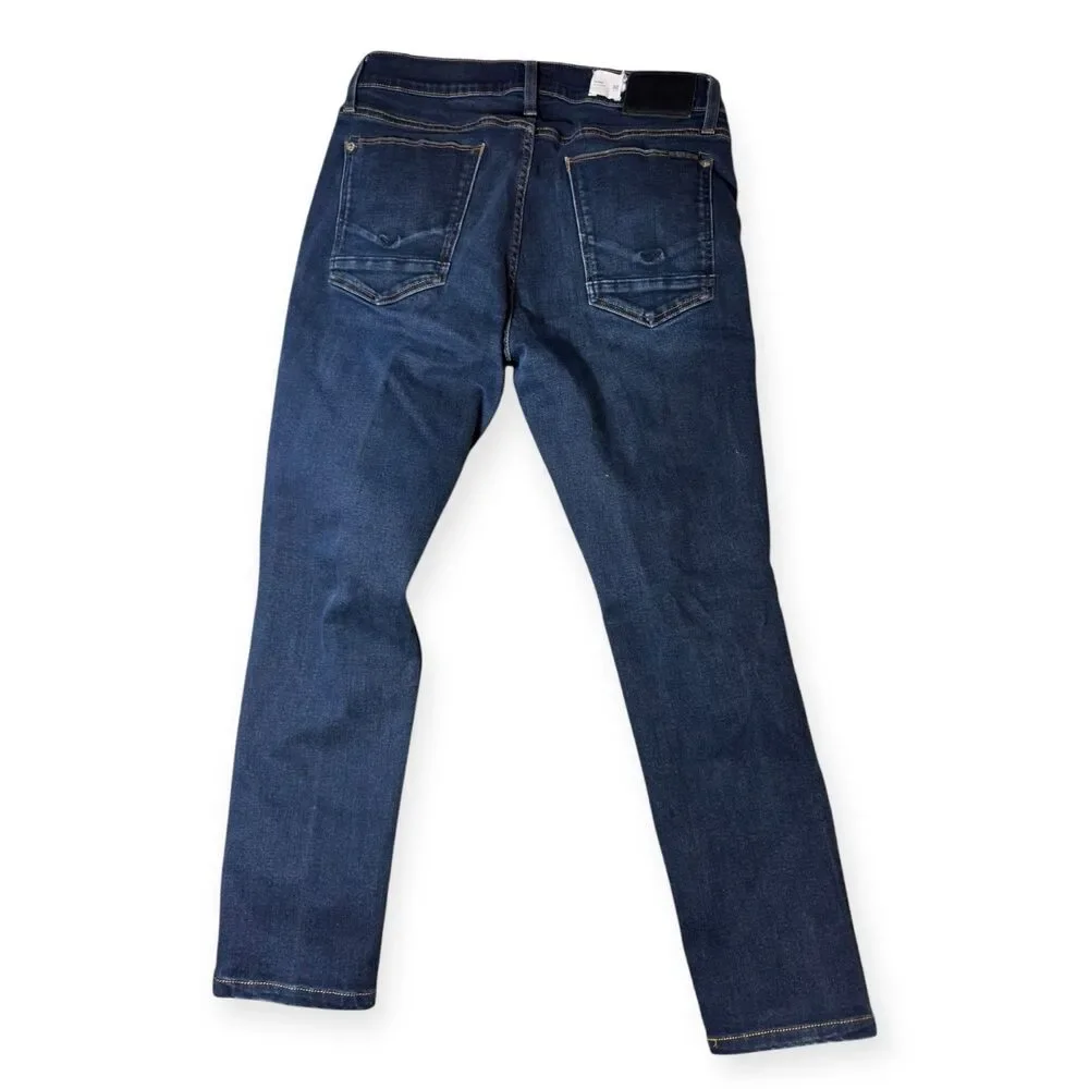 Hudson Blake Slim Straight Jeans Men’s‎ 32X34 Medium Wash Designer